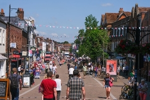 An image relating to Newbury town centre pedestrianisation trial deferred