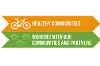 Environment Strategy icons for: healthy communities and working with our communities and partners