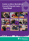 A screen shot of the front page of our easy read Shared Lives Service User Guide.