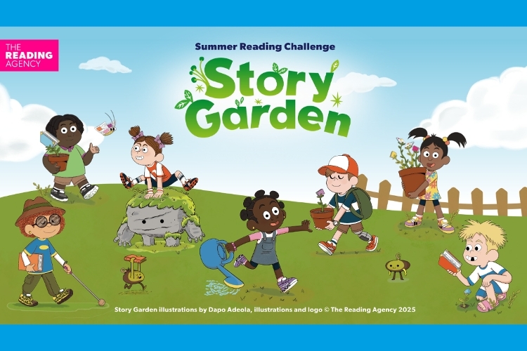 Summer Reading Challenge 2025 Story Garden Graphic Summer Reading Challenge 2025 Story Garden Graphic