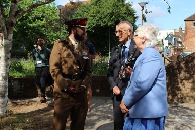 Chair and Vice Chair celebrating Armed Forces Day.