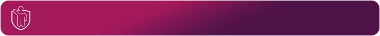 A pink banner with an icon of a person stood in front of the outline of a shield.