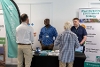 West Berkshire Council stand led by Service Lead for Climate Change Kofi Adu-Gyamfi