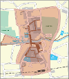 A map of the restricted area for the Newbury Town Centre PSPO.
